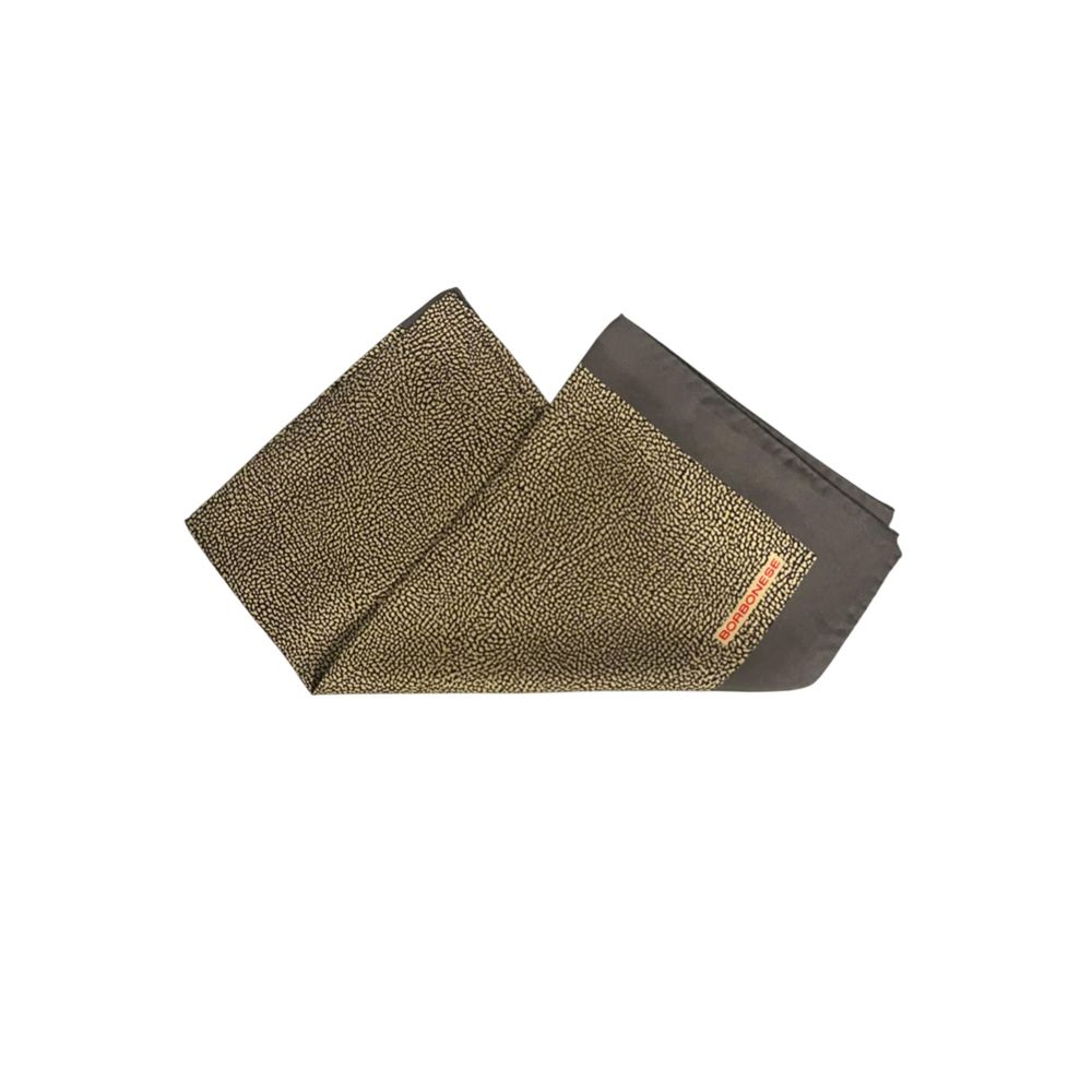 Borbonese Grey Silk Women Scarf | Regal Royce