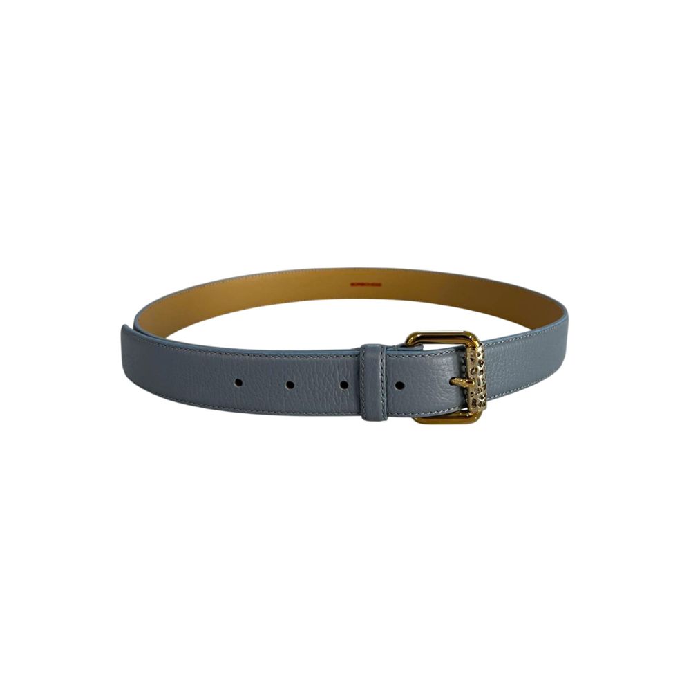 Borbonese Blue Leather Women Belt | Regal Royce
