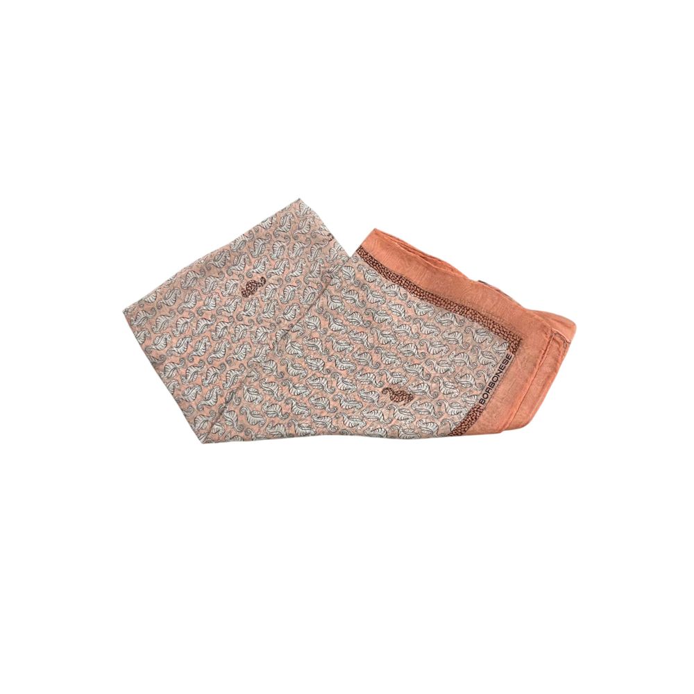 Borbonese Pink Silk Women Scarf | Regal Royce