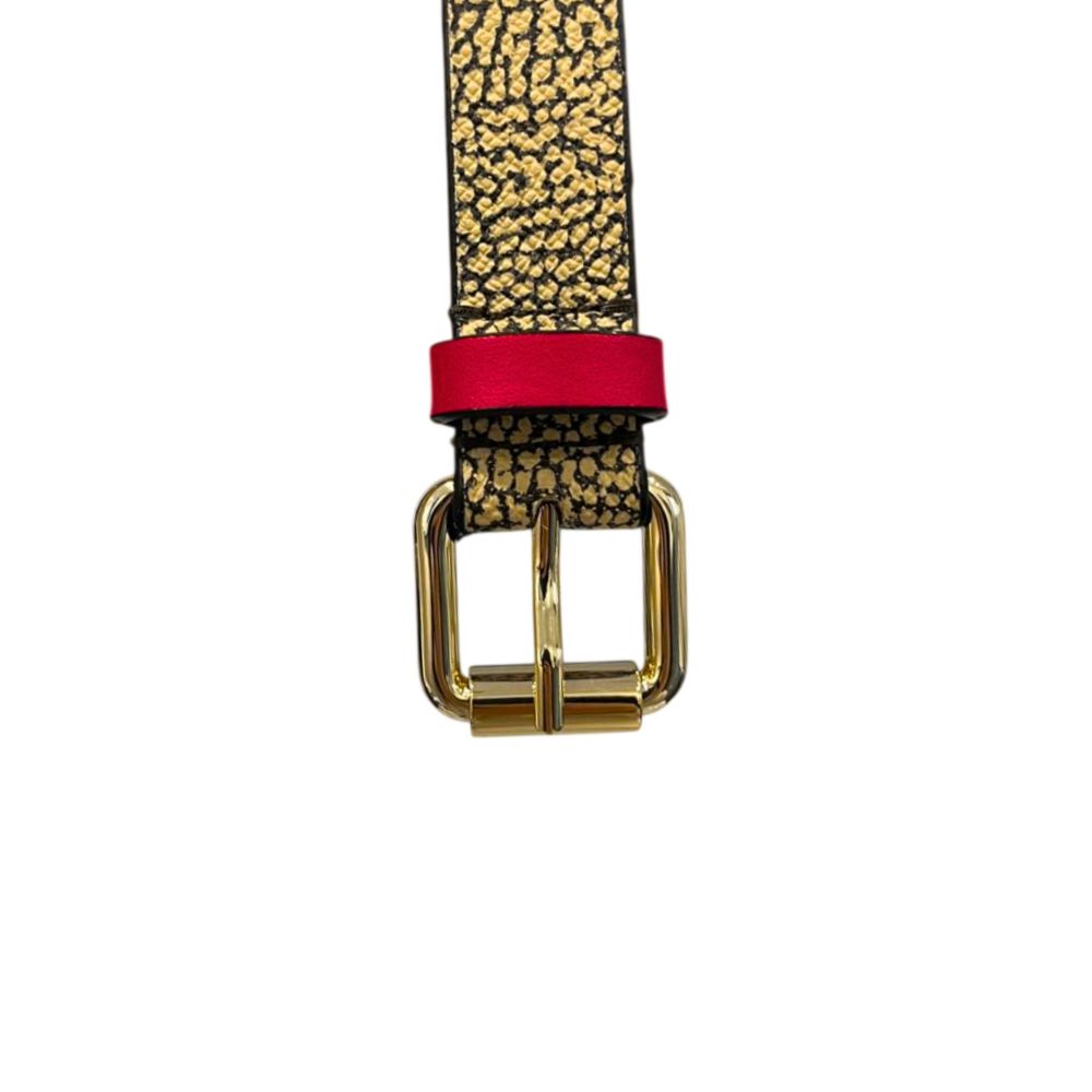 Borbonese Beige Polyvinyl Women Belt | Regal Royce