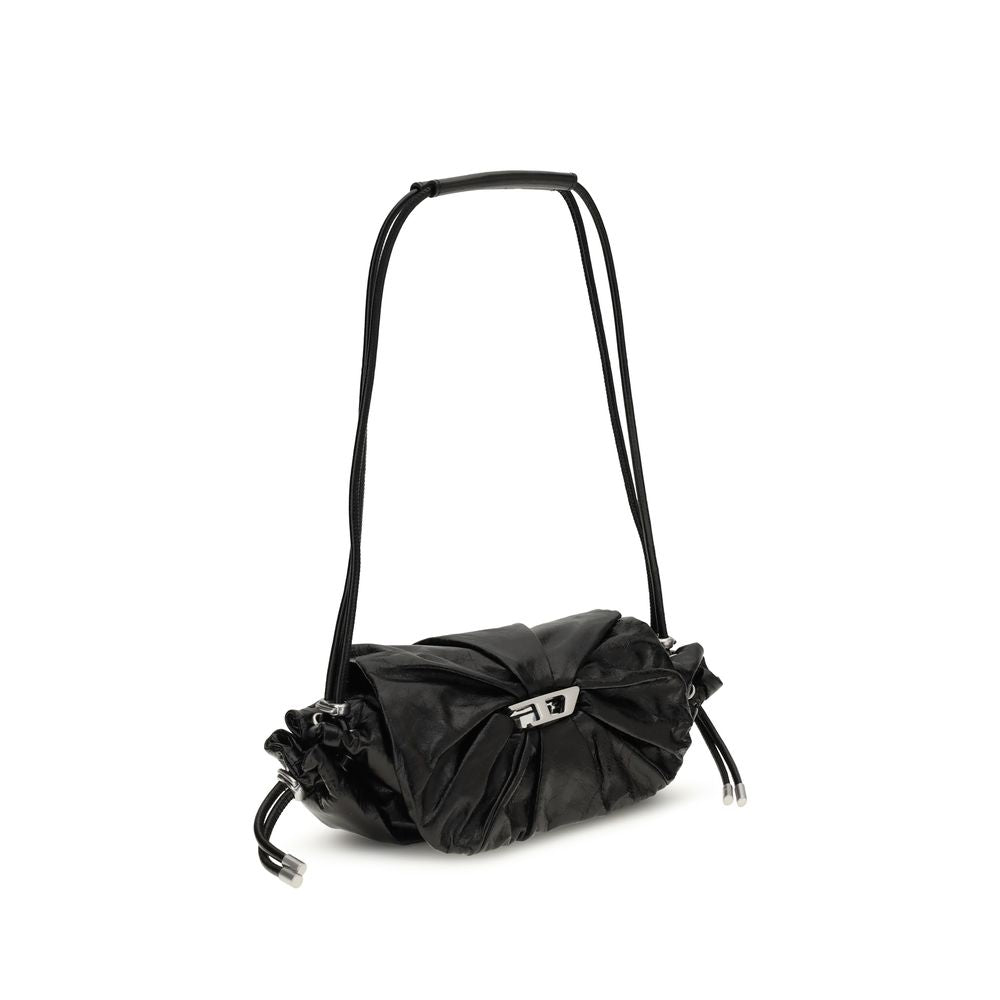 Diesel Black Calf Leather Bos Taurus Shoulder Bag | Regal Royce