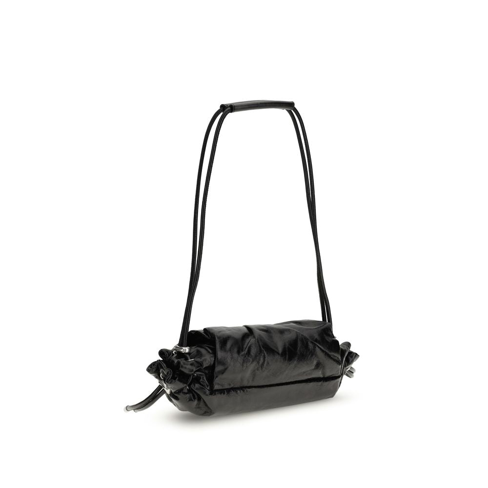 Diesel Black Calf Leather Bos Taurus Shoulder Bag | Regal Royce