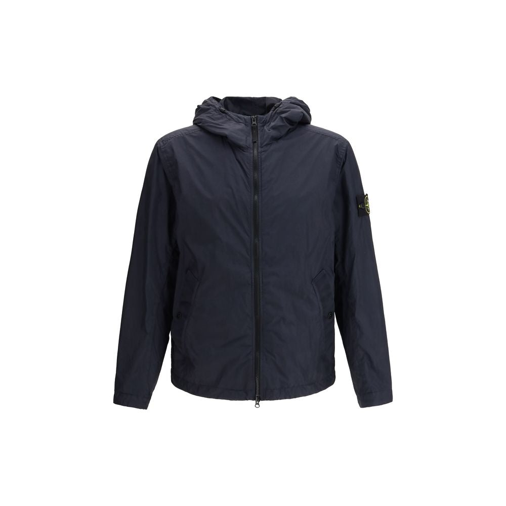 Stone Island Blue Polyamide Shell Jacket | Regal Royce