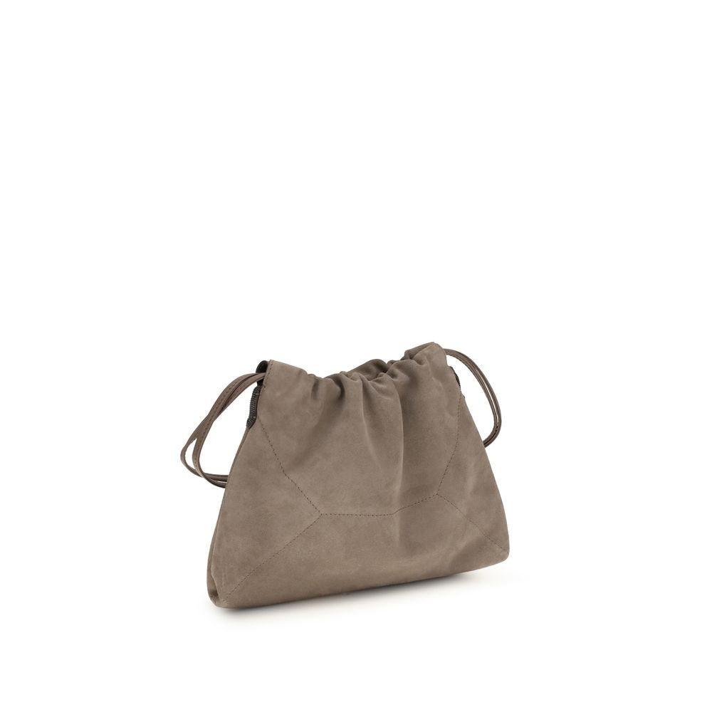 Brunello Cucinelli Beige Calf Leather Bos Taurus Clutch Bag | Regal Royce