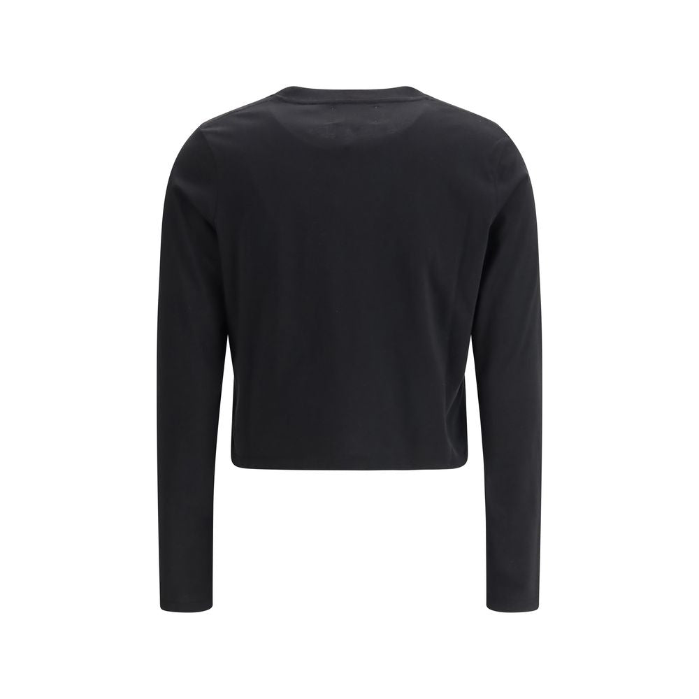 Loulou De Saison Black Cotton Long Sleeve T-Shirt | Regal Royce