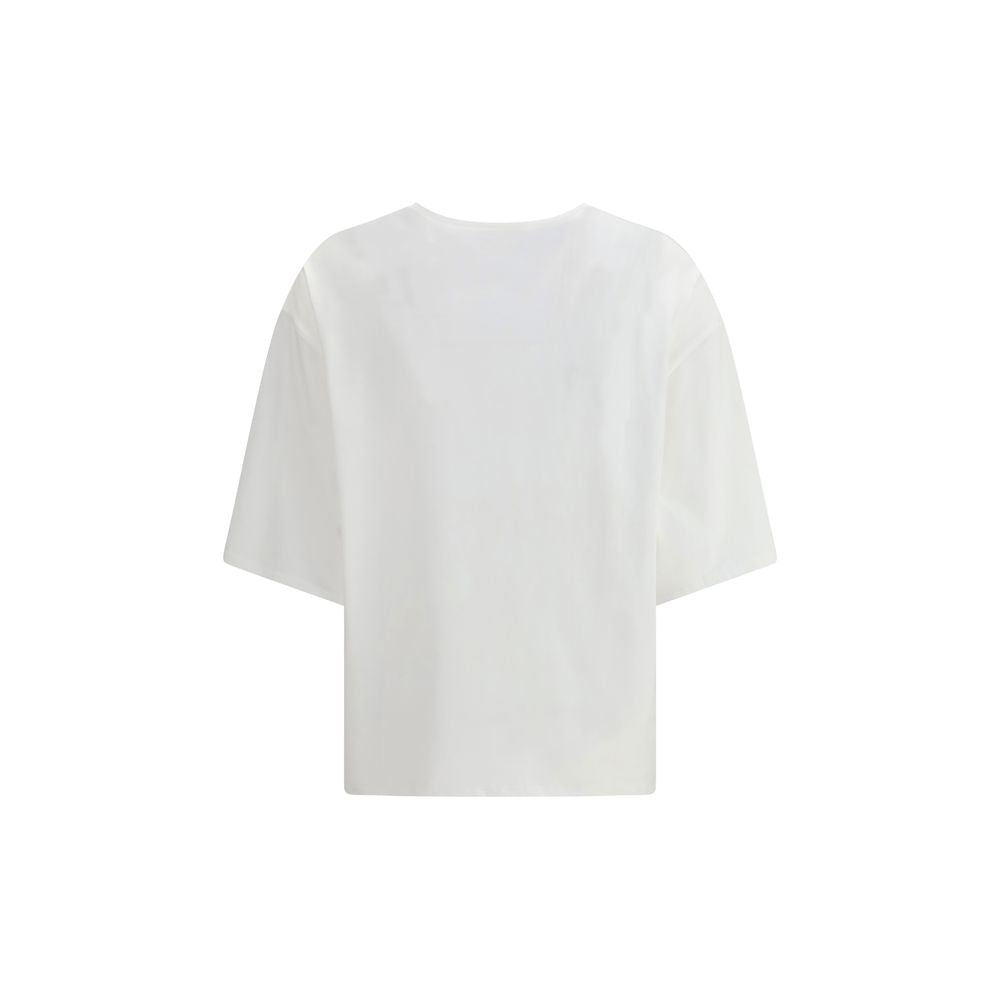Loulou De Saison White Cotton T-Shirt | Regal Royce
