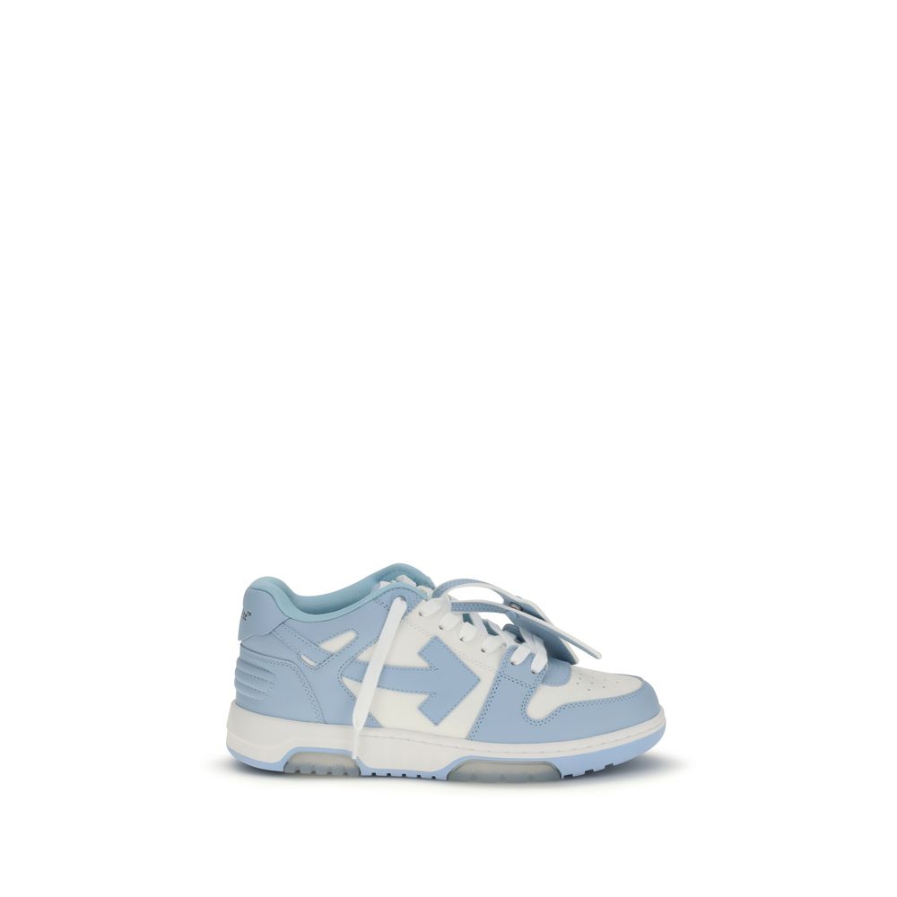 Off-White Light Blue Rubber Low Top Sneakers | Regal Royce
