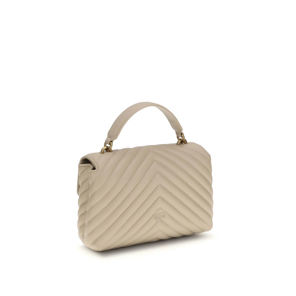 PINKO Beige Calf Leather Bos Taurus Handbag | Regal Royce