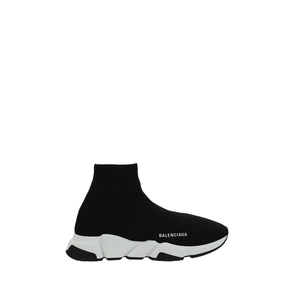 Balenciaga Black Elastane Athletic Sneakers | Regal Royce