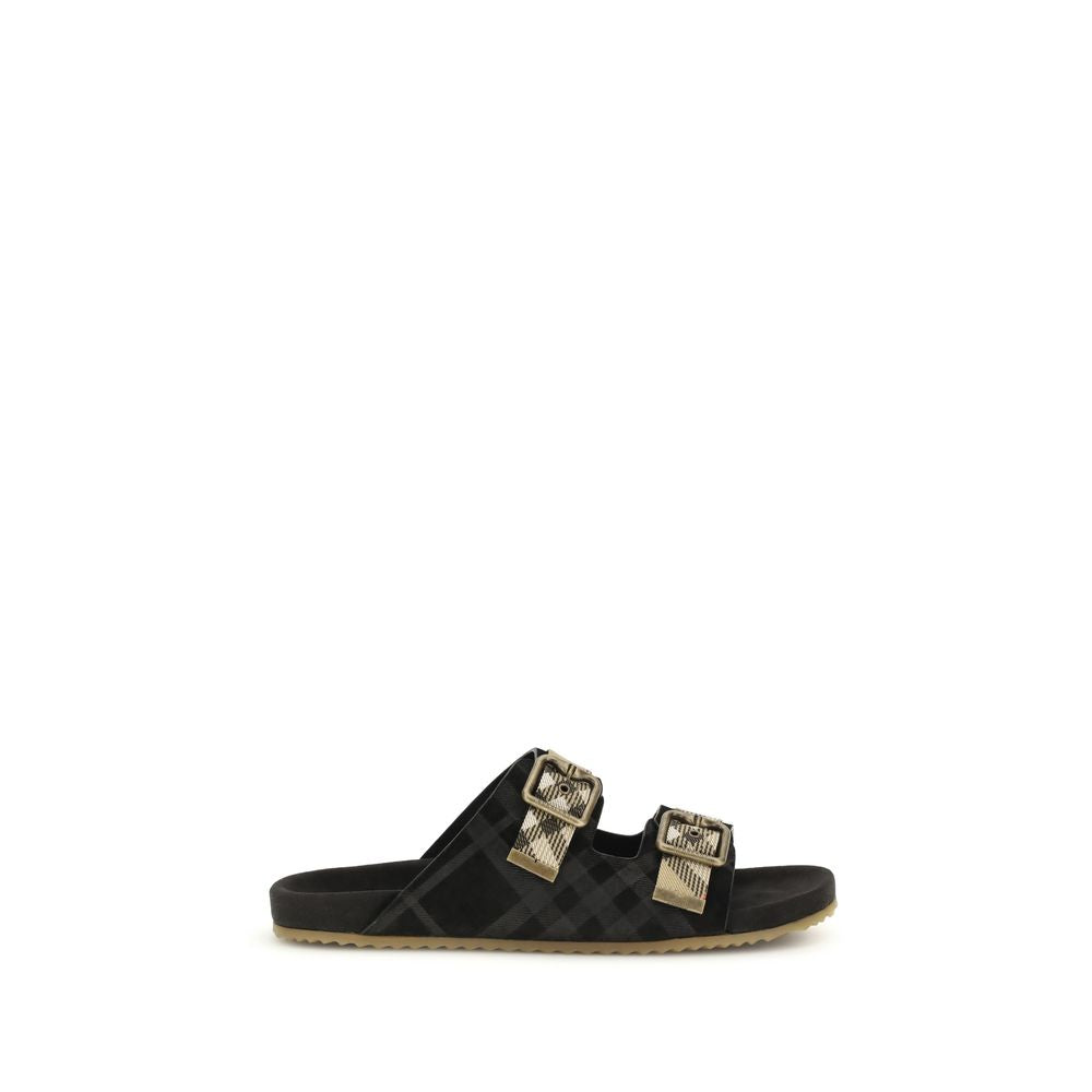 Burberry Multicolor Calf Leather Bos Taurus Sandals | Regal Royce