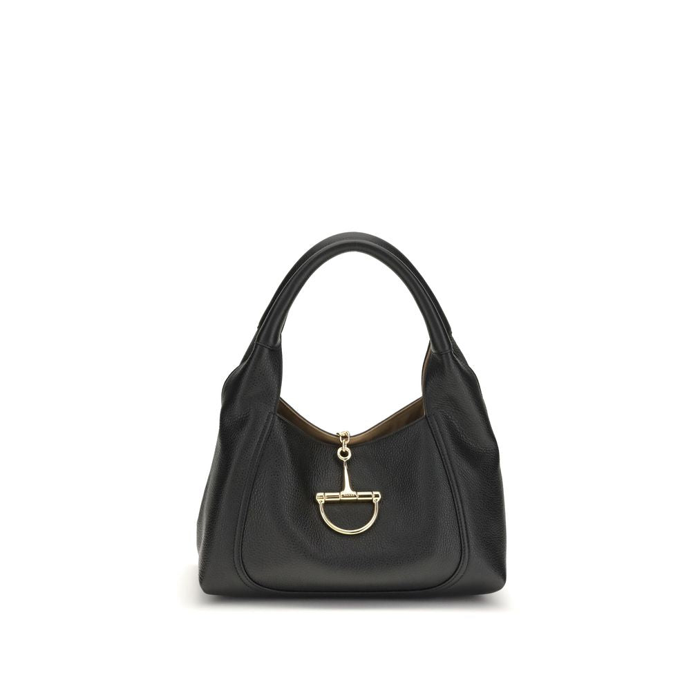 Gucci Black Calf Leather Bos Taurus Shoulder Bag | Regal Royce