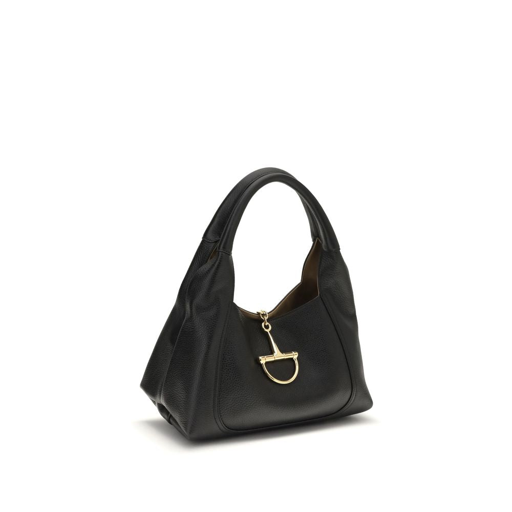 Gucci Black Calf Leather Bos Taurus Shoulder Bag | Regal Royce