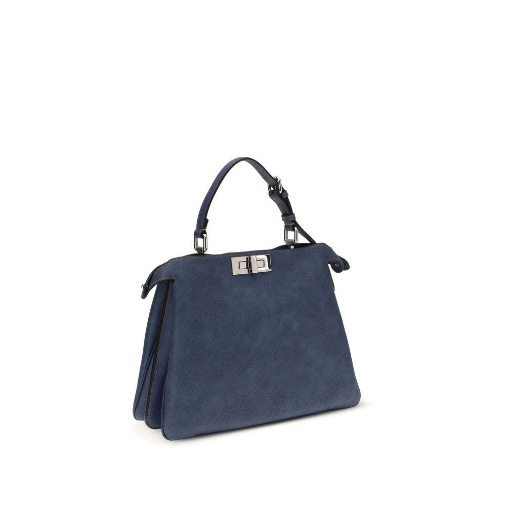Fendi Blue Calf Leather Bos Taurus Handbag | Regal Royce
