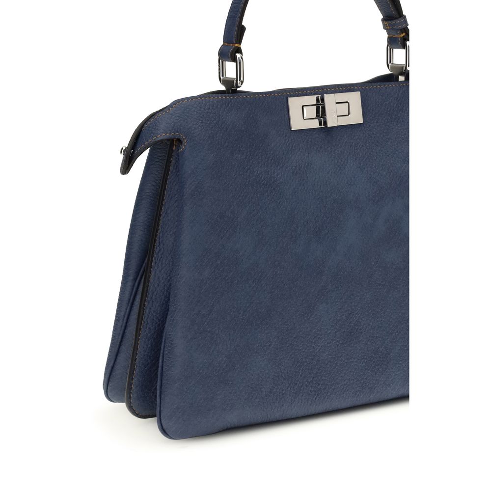Fendi Blue Calf Leather Bos Taurus Handbag | Regal Royce