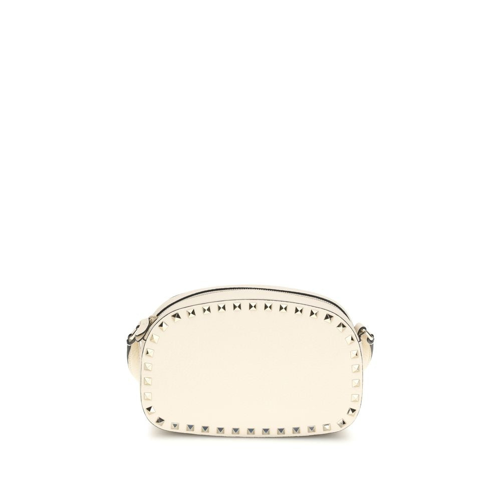 Valentino Garavani Cream Calf Leather Bos Taurus Shoulder Bag | Regal Royce