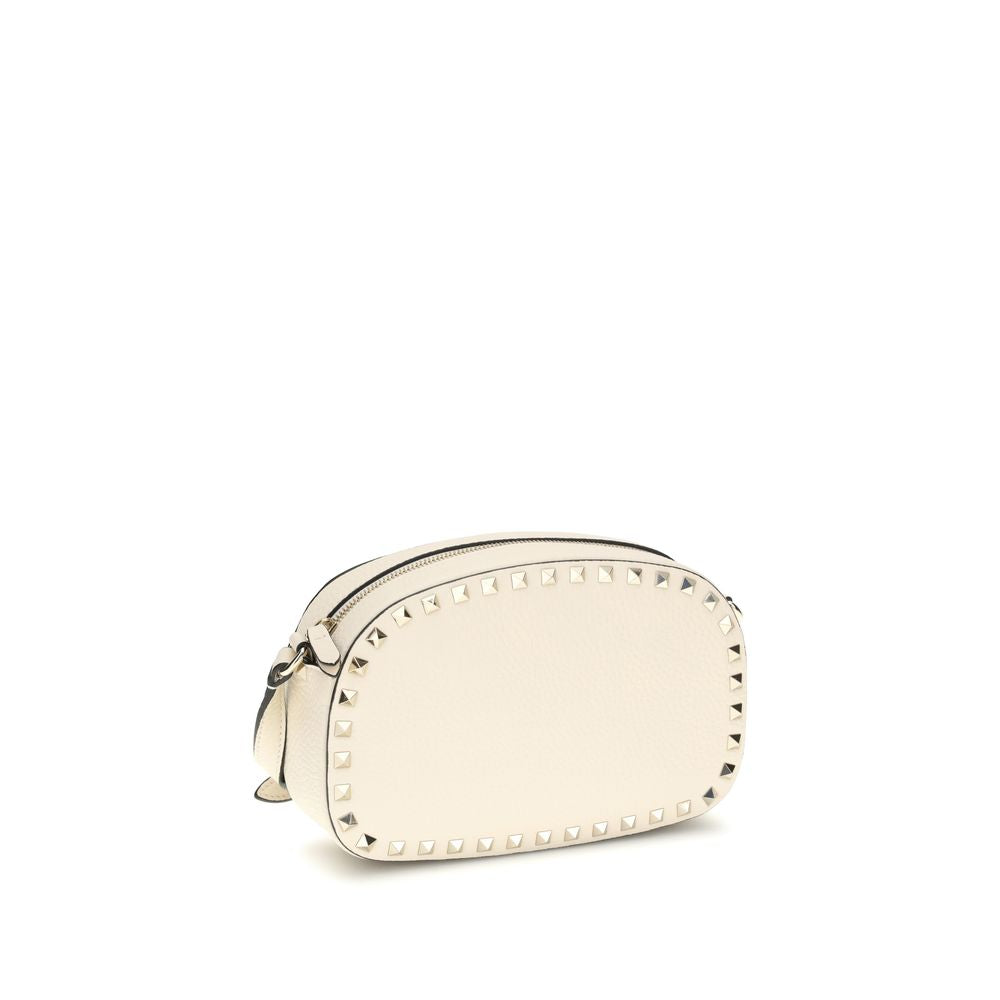 Valentino Garavani Cream Calf Leather Bos Taurus Shoulder Bag | Regal Royce