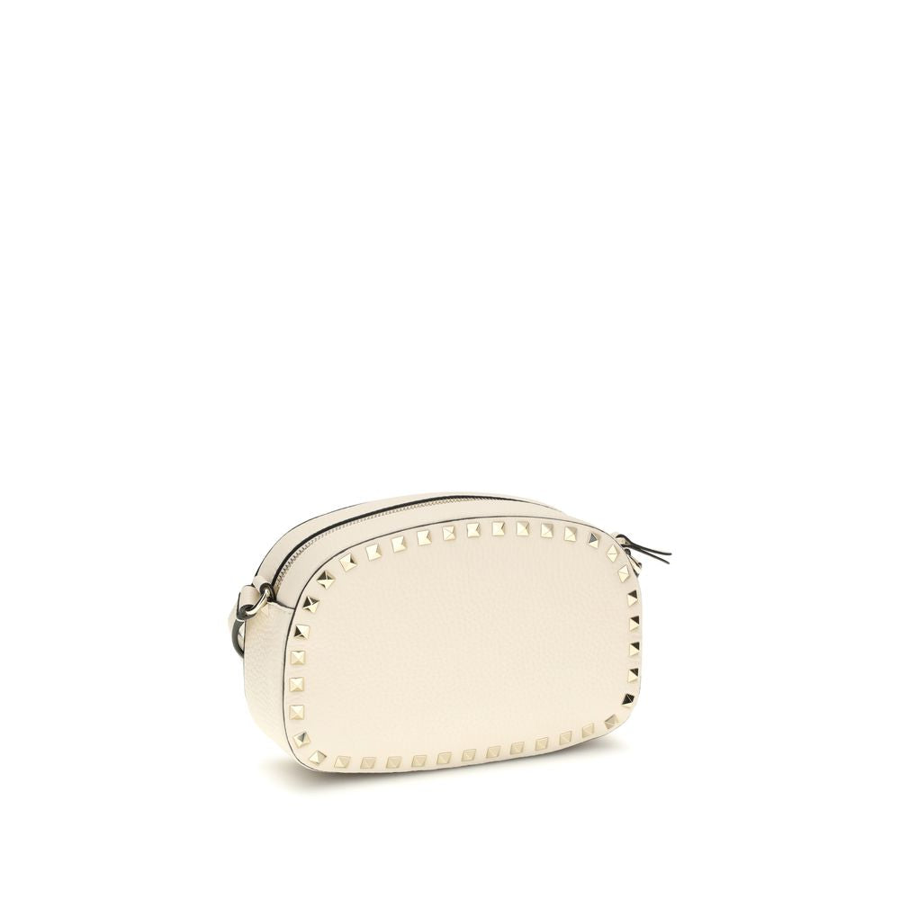 Valentino Garavani Cream Calf Leather Bos Taurus Shoulder Bag | Regal Royce