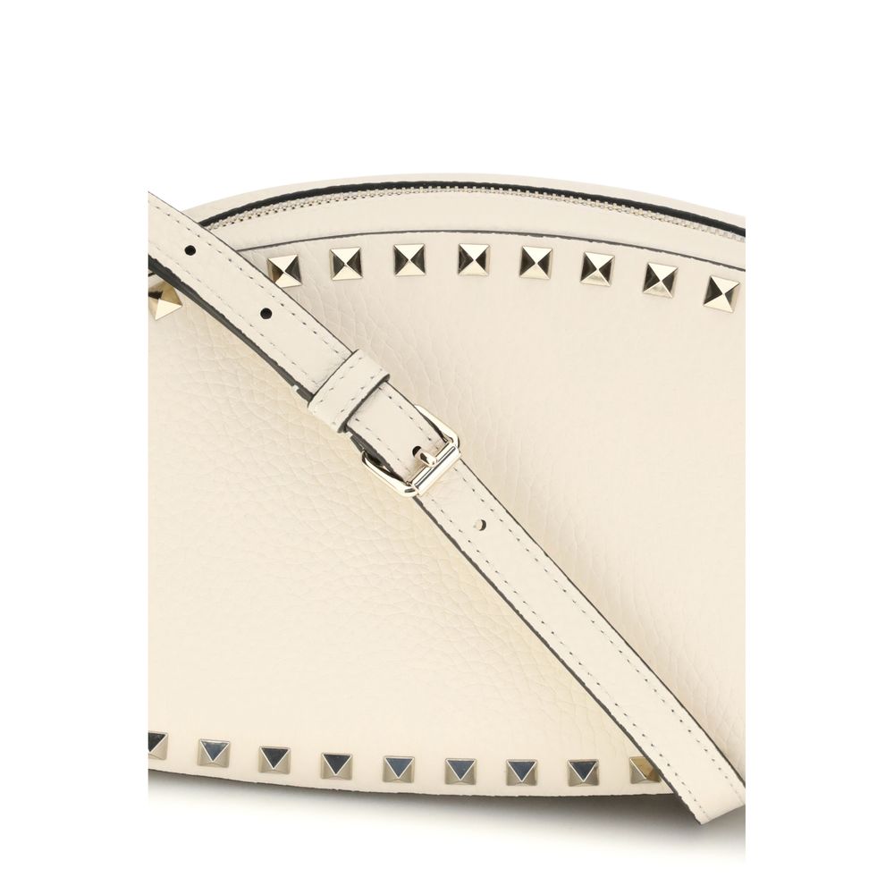 Valentino Garavani Cream Calf Leather Bos Taurus Shoulder Bag | Regal Royce