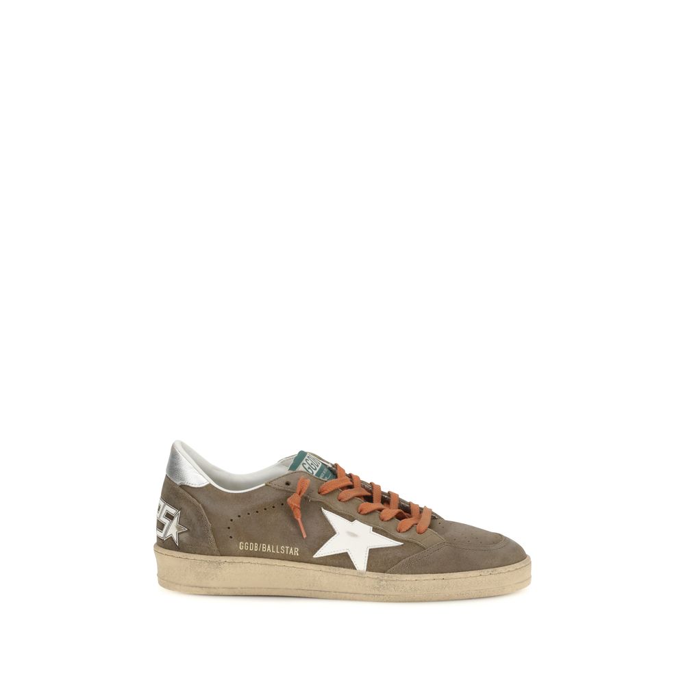Golden Goose Brown Calf Leather Bos Taurus Athletic Sneakers | Regal Royce