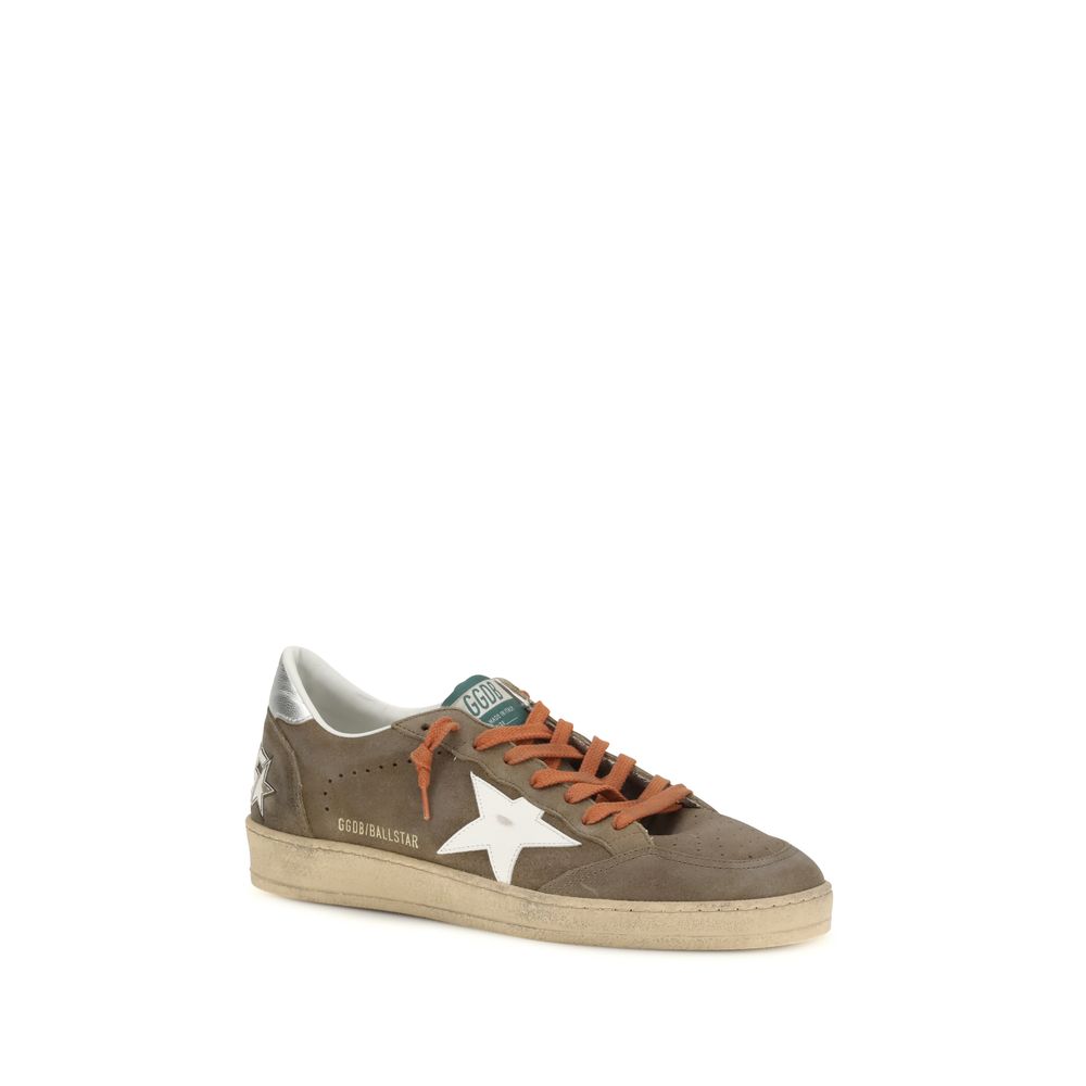 Golden Goose Brown Calf Leather Bos Taurus Athletic Sneakers | Regal Royce