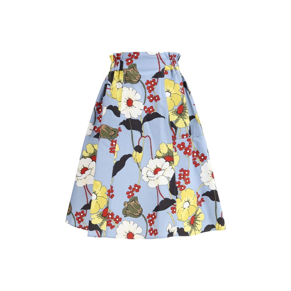Marni Multicolor Cotton Midi Skirt | Regal Royce