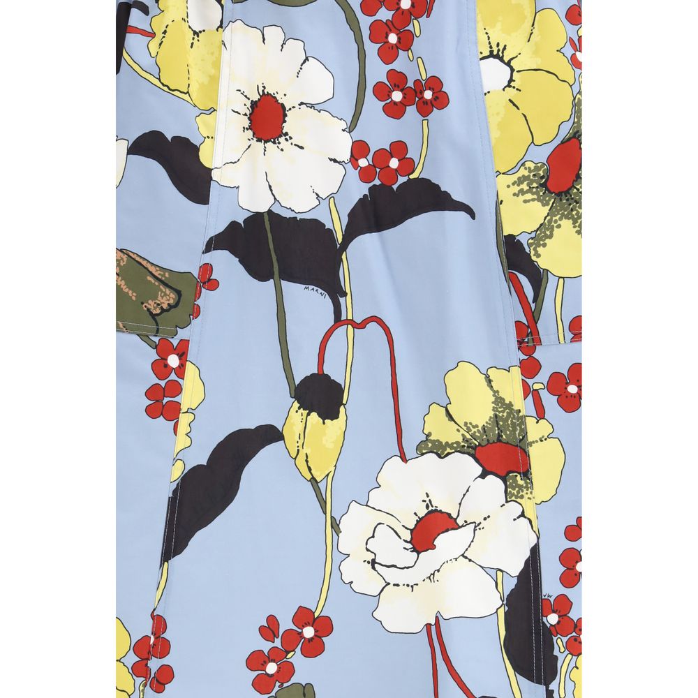 Marni Multicolor Cotton Midi Skirt | Regal Royce