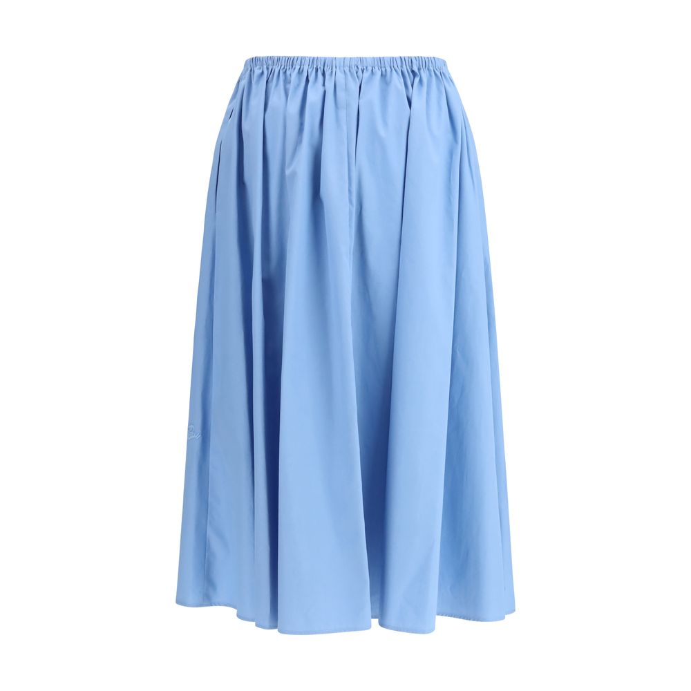 Marni Light Blue Cotton Midi Skirt | Regal Royce