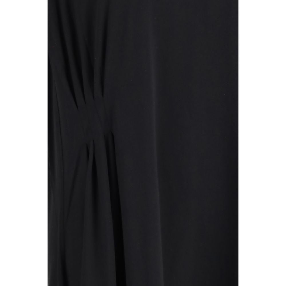 Loulou De Saison Black Cotton Casual Dress | Regal Royce