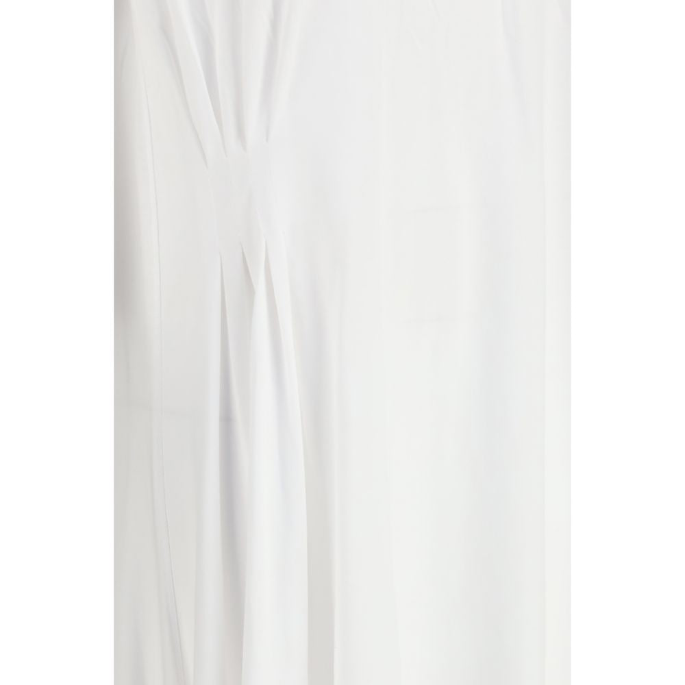 Loulou De Saison White Cotton Casual Dress | Regal Royce
