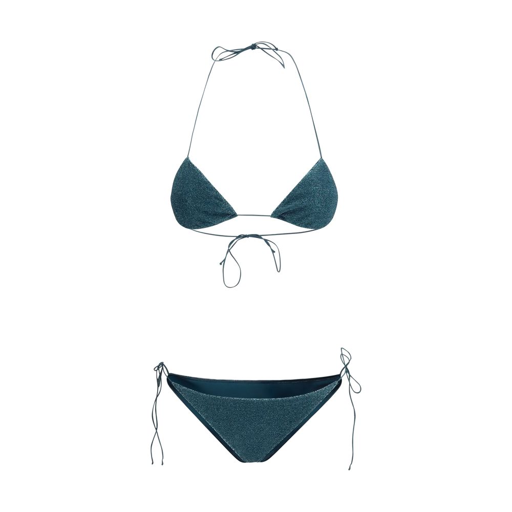Oséree Blue Elastane Bikini | Regal Royce
