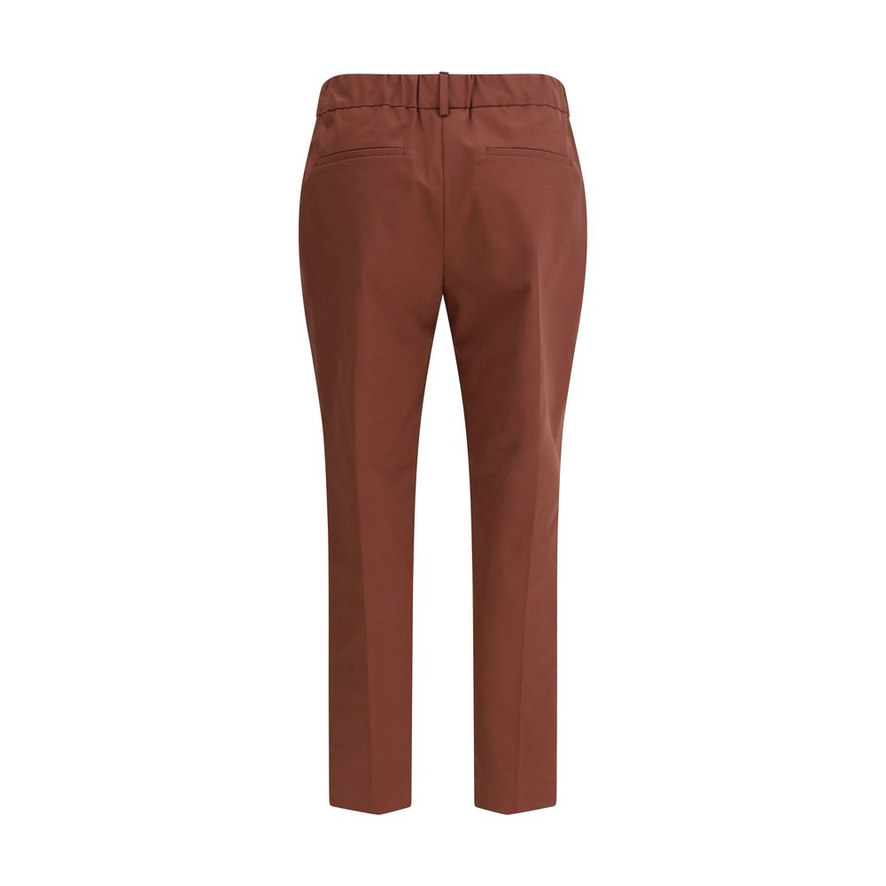 Brunello Cucinelli Multicolor Cotton Casual Pants | Regal Royce