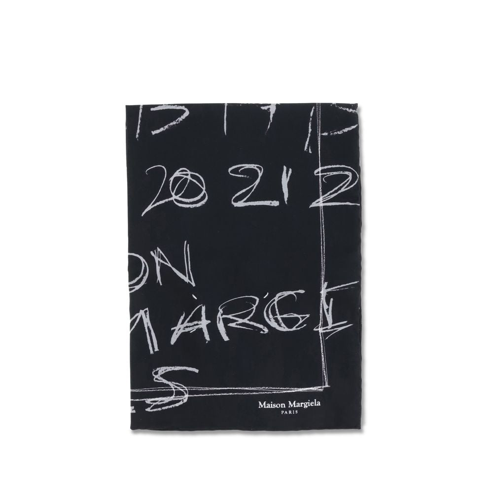 Margiela Black Silk Scarf | Regal Royce