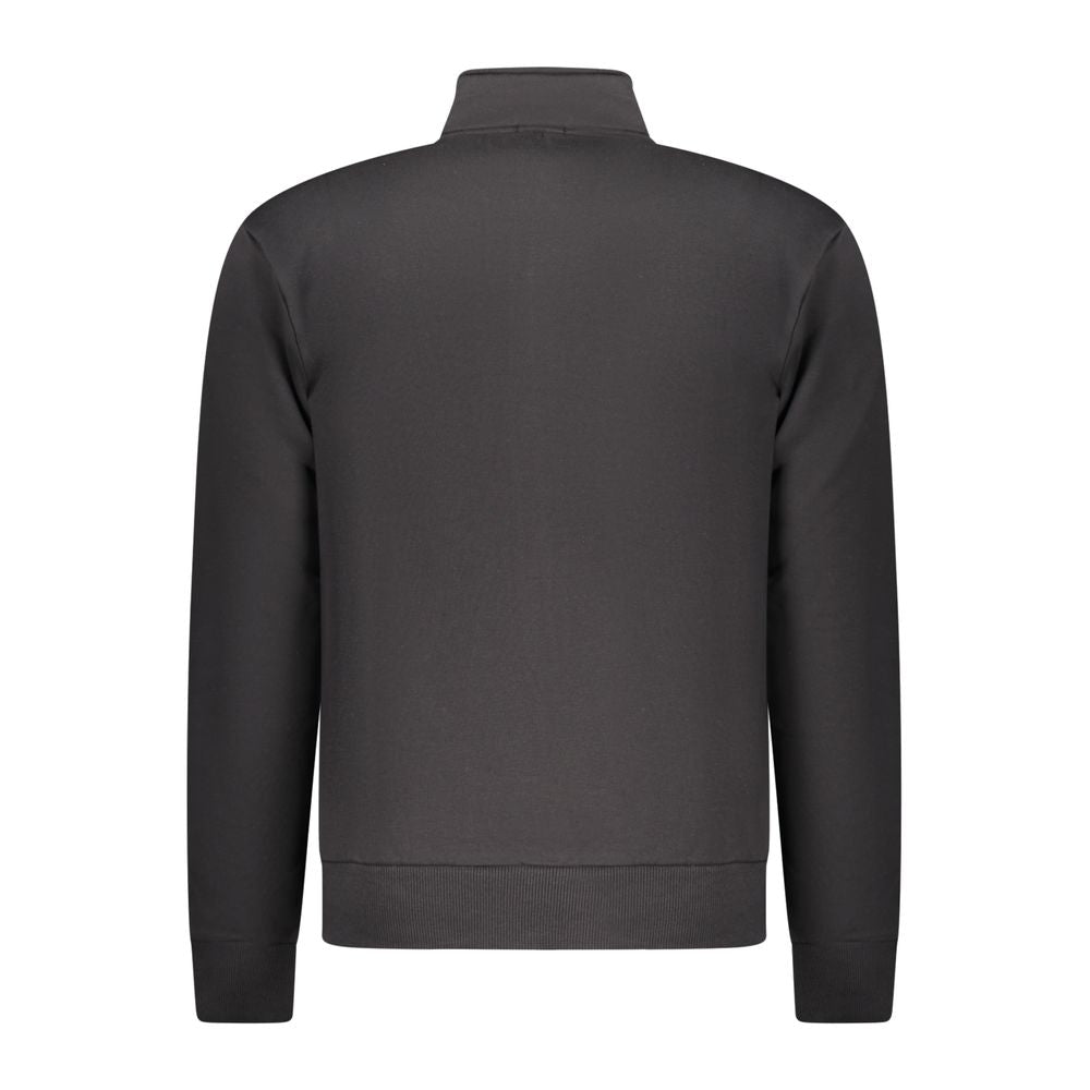 Coveri Moving Black Cotton Men Sweatshirt | Regal Royce