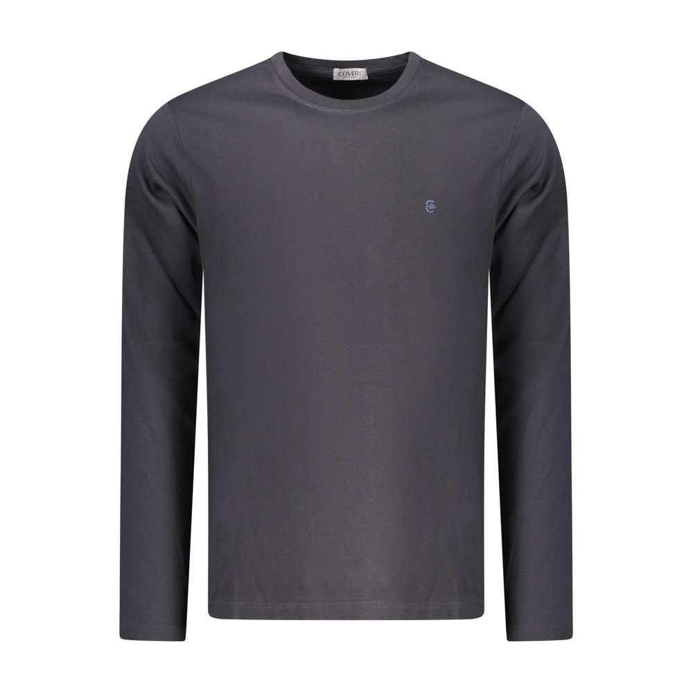 Coveri Moving Blue Cotton Men T-Shirt | Regal Royce