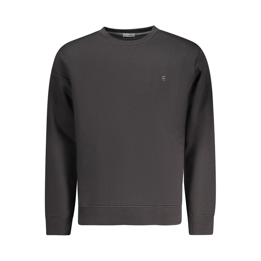 Coveri Moving Black Cotton Men Sweater | Regal Royce