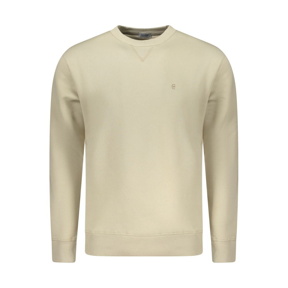 Coveri Moving Beige Cotton Men's Sweatshirt | Regal Royce