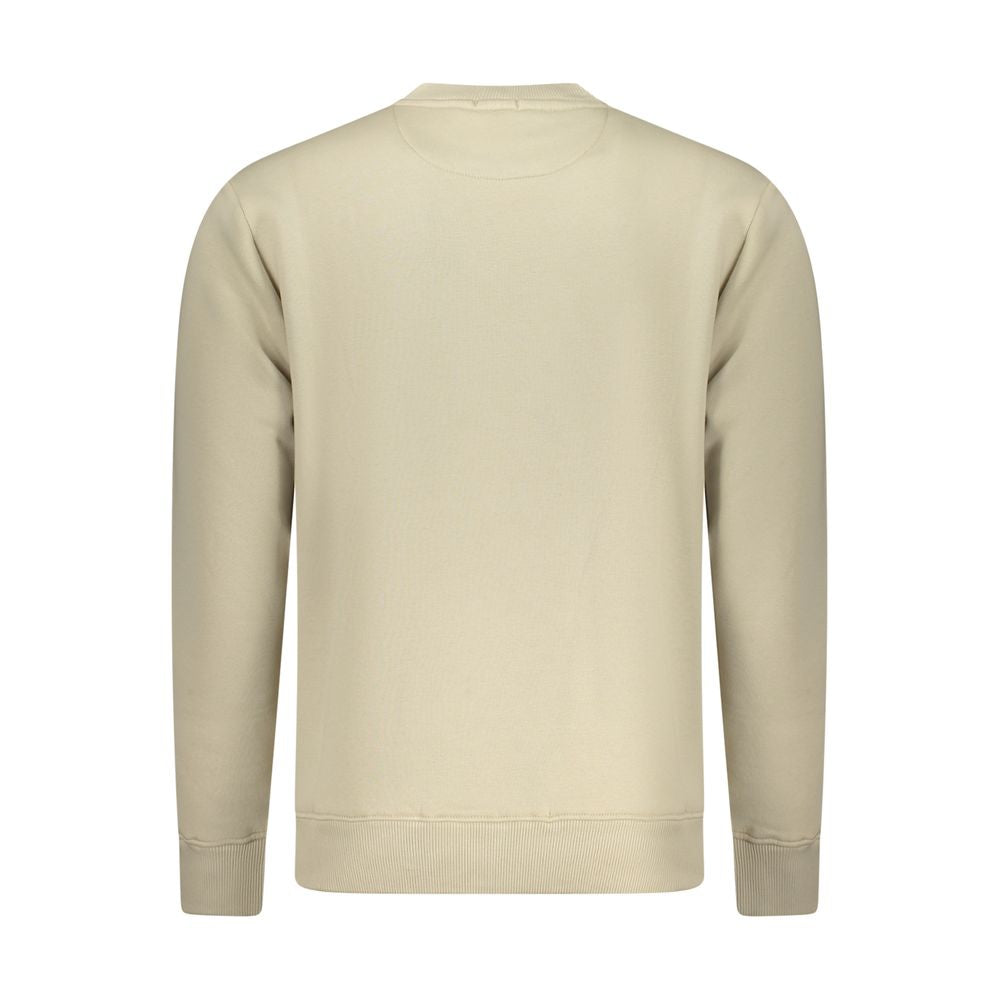 Coveri Moving Beige Cotton Men's Sweatshirt | Regal Royce