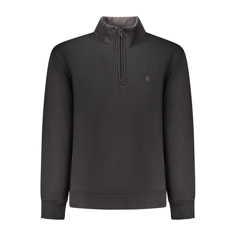 Coveri Moving Black Cotton Men Sweatshirt | Regal Royce