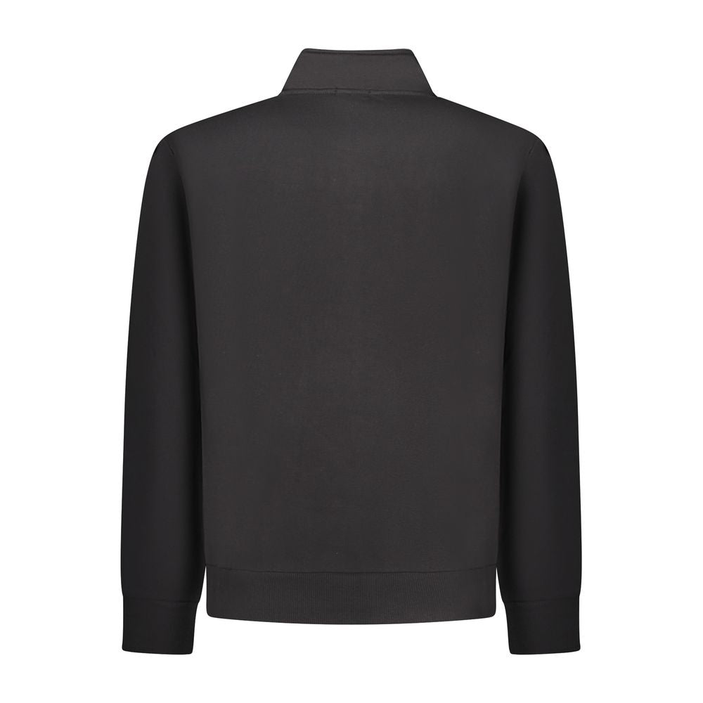 Coveri Moving Black Cotton Men Sweatshirt | Regal Royce