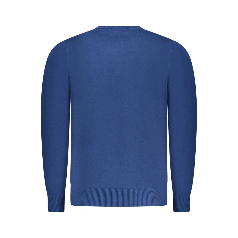 Rifle Blue Viscose Men's Sweater | Regal Royce