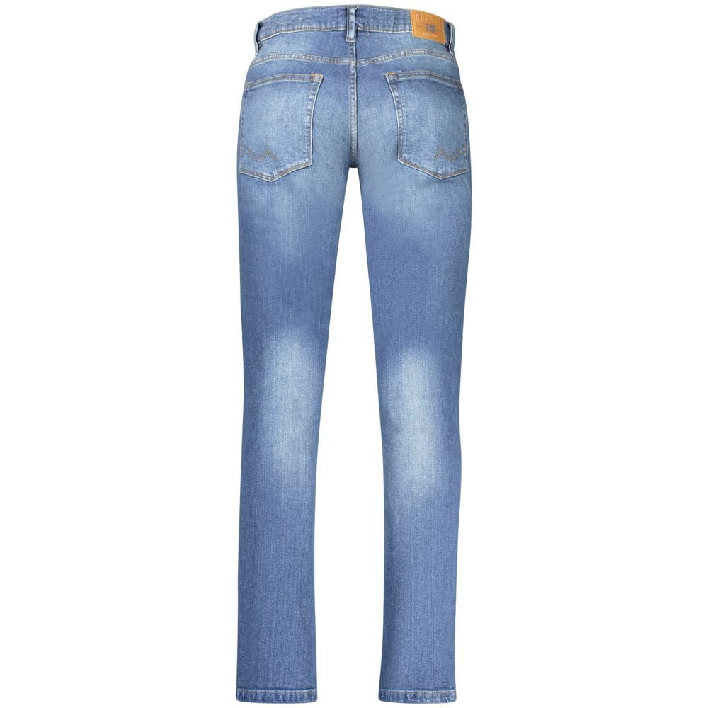 Norway 1963 Blu Cotton Men Jeans | Regal Royce