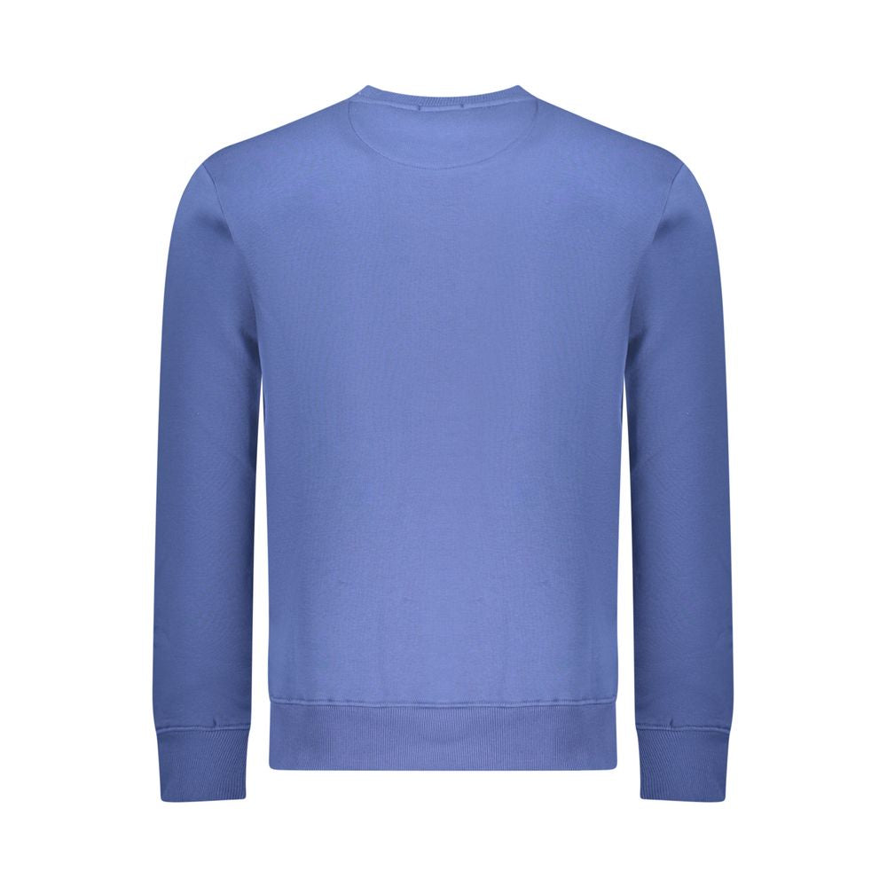 Coveri Moving Blue Cotton Men Sweatshirt | Regal Royce