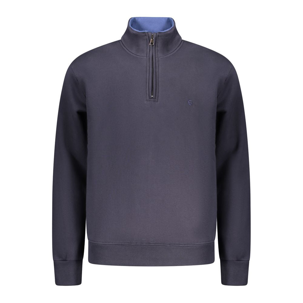 Coveri Moving Blue Cotton Men Sweatshirt | Regal Royce