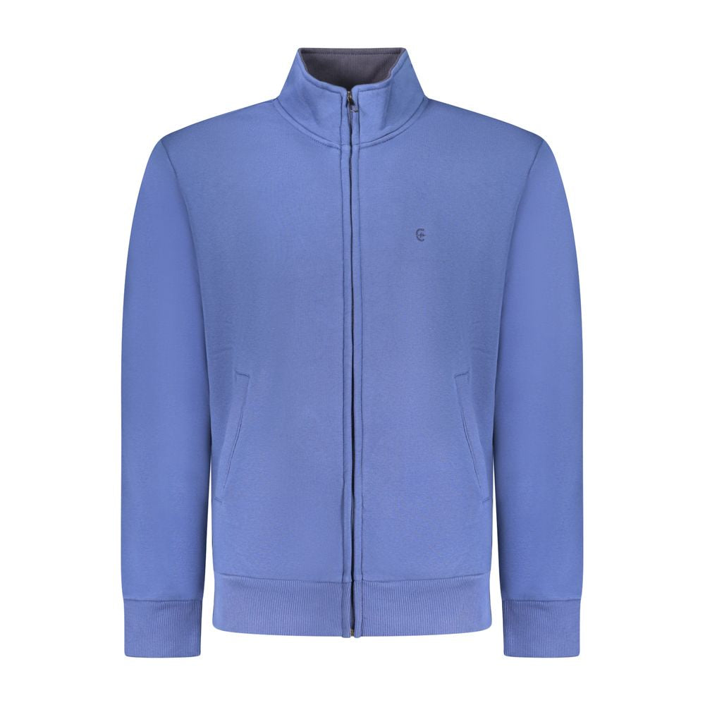 Coveri Moving Blu Cotton Men Sweatshirt | Regal Royce