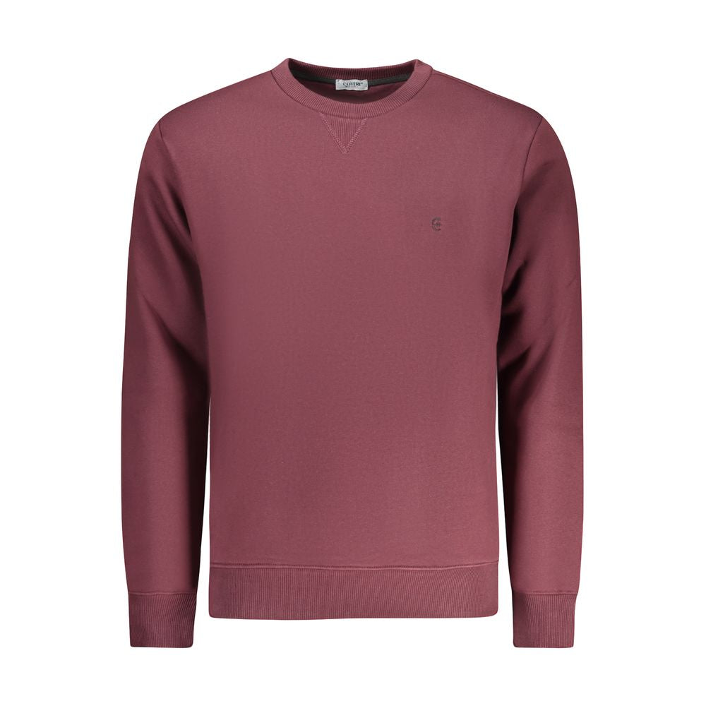 Coveri Moving Rosso Cotton Men Sweatshirt | Regal Royce