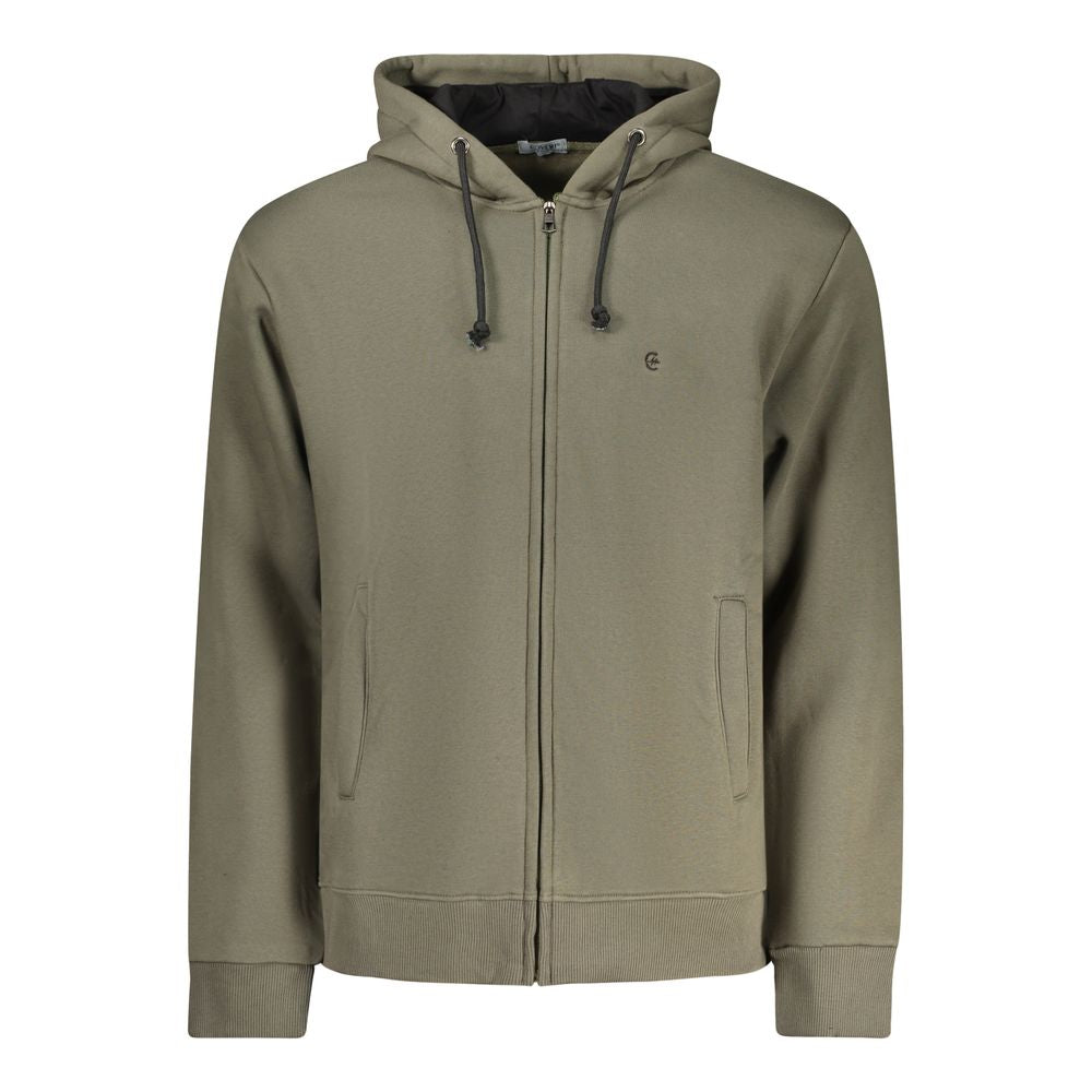 Coveri Moving Verde Cotton Men Sweatshirt | Regal Royce