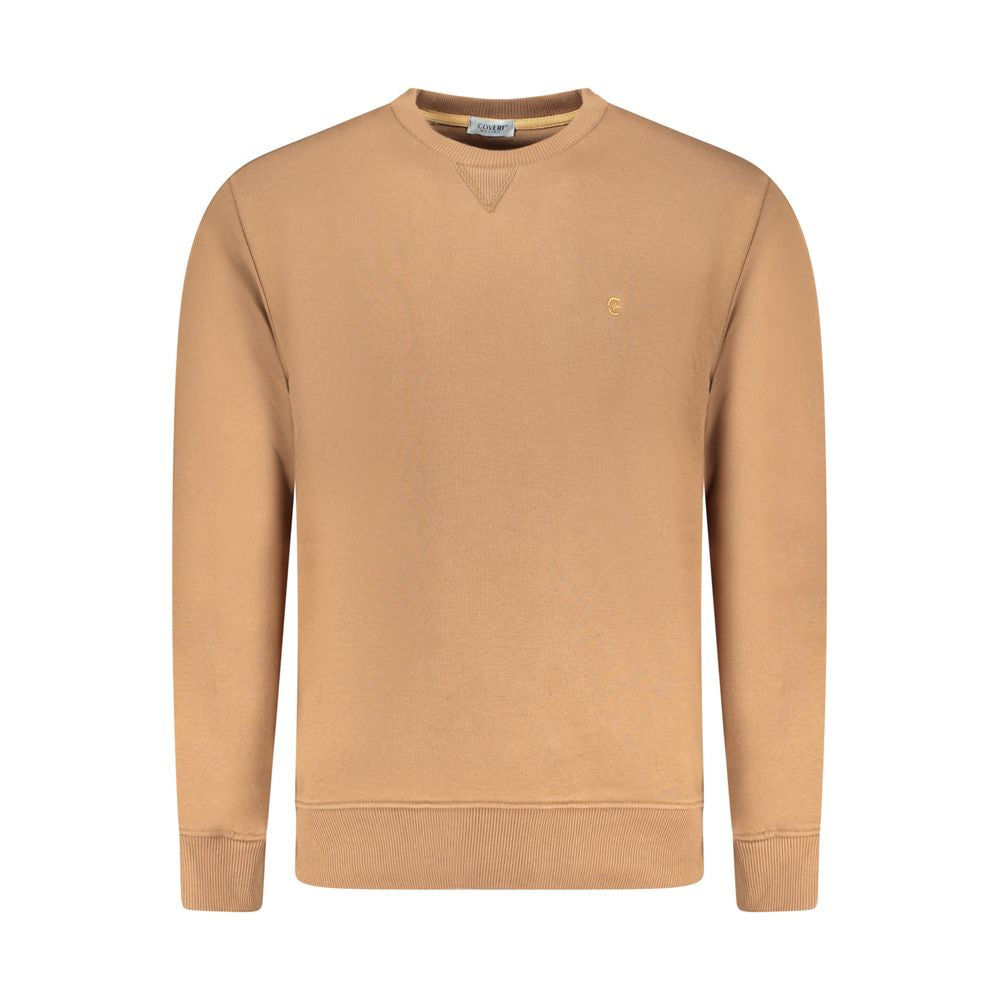 Coveri Moving Marrone Cotton Men Sweatshirt | Regal Royce
