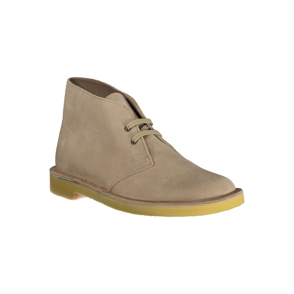 Clarks Beige Leather Mens Boot | Regal Royce
