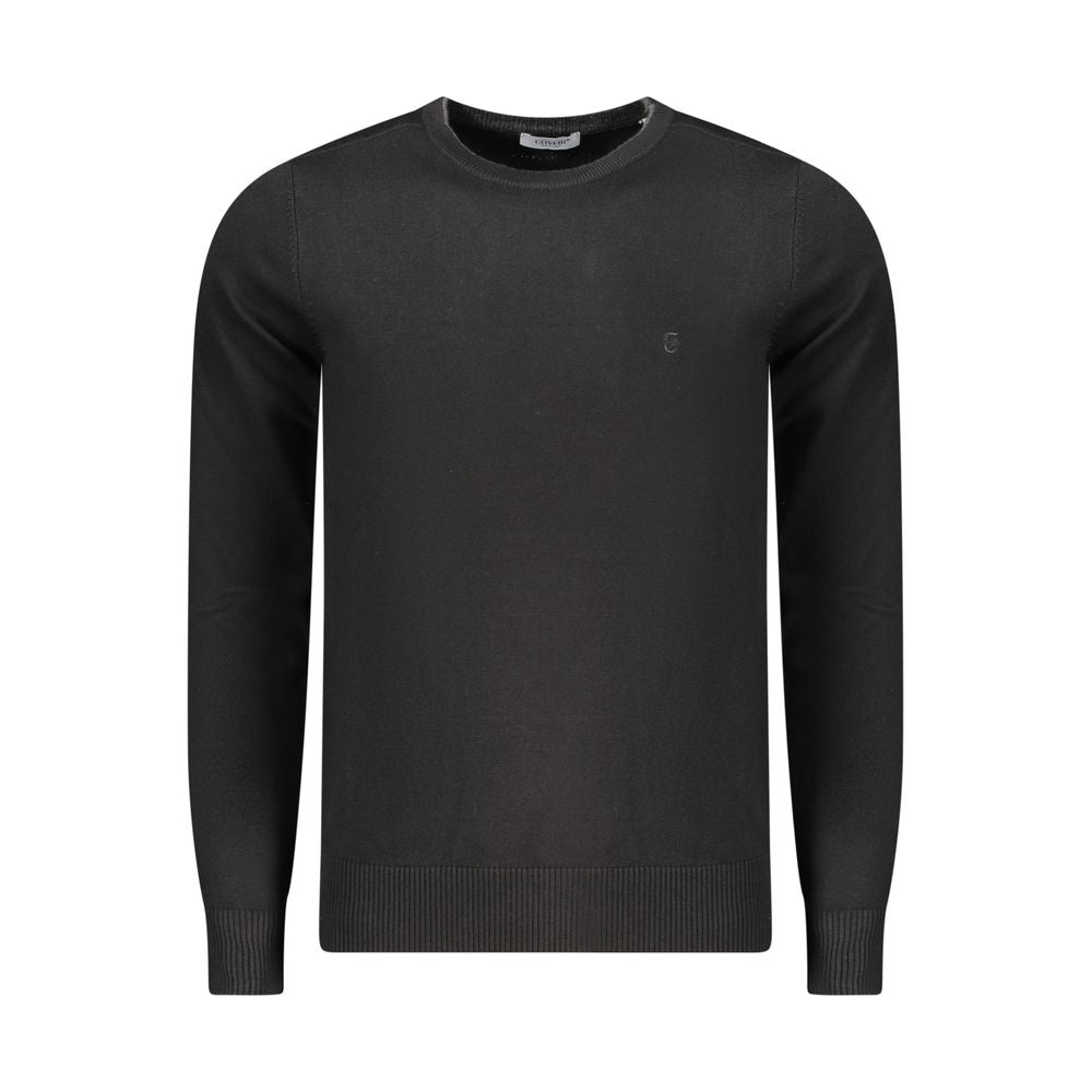 Coveri Moving "Black Viscosa Mens Sweater" | Regal Royce