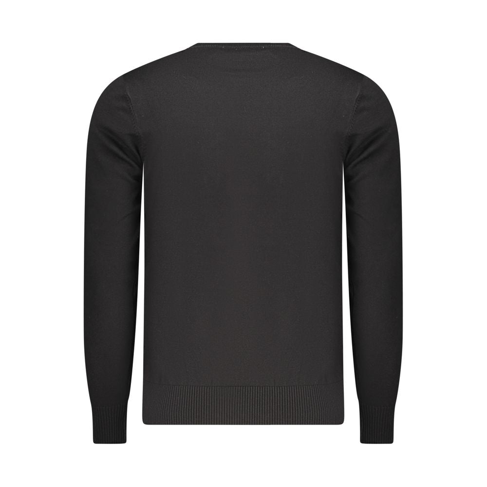 Coveri Moving "Black Viscosa Mens Sweater" | Regal Royce